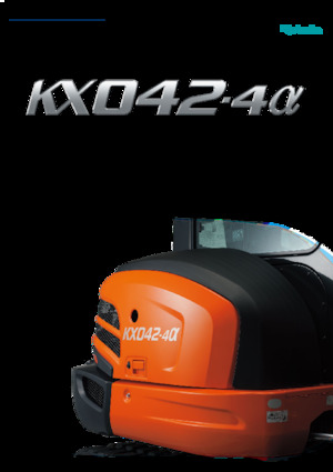 मिनी एक्सकेवेटर Kubota KX042-4 α