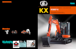 मिनी एक्सकेवेटर Kubota KX057-5
