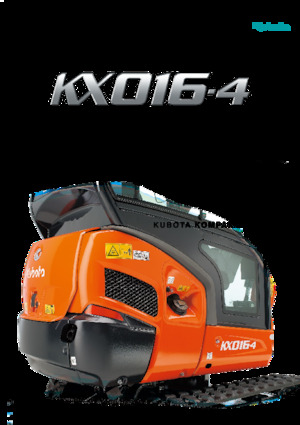 मिनी एक्सकेवेटर Kubota KX16-4
