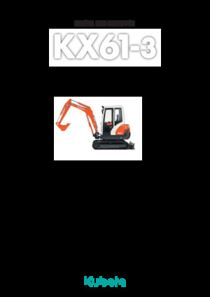 मिनी एक्सकेवेटर Kubota KX61-3