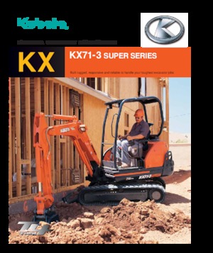 मिनी एक्सकेवेटर Kubota KX71-3S