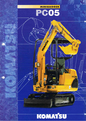 मिनी एक्सकेवेटर Komatsu PC05-7