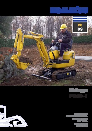 मिनी एक्सकेवेटर Komatsu PC09-1