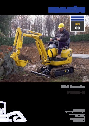 मिनी एक्सकेवेटर Komatsu PC09-1