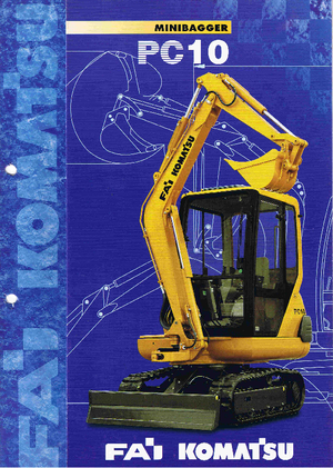 मिनी एक्सकेवेटर Komatsu PC10-7