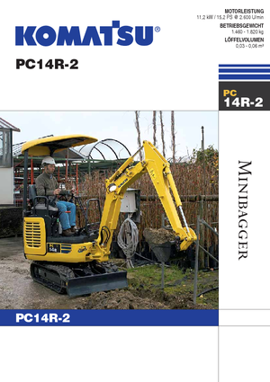 मिनी एक्सकेवेटर Komatsu PC14R-2