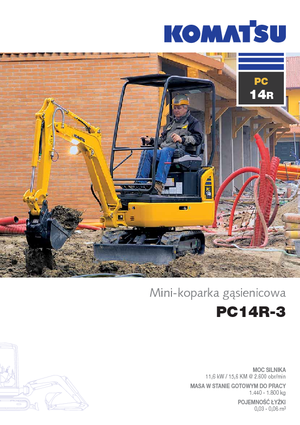 मिनी एक्सकेवेटर Komatsu PC14R-3HS 