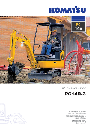 मिनी एक्सकेवेटर Komatsu PC14R-3HS 