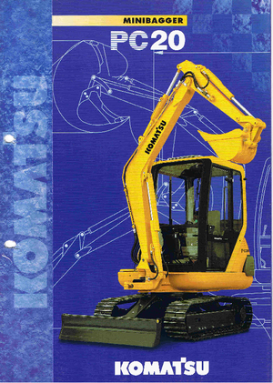 मिनी एक्सकेवेटर Komatsu PC20-7