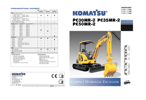 मिनी एक्सकेवेटर Komatsu PC35MR-2