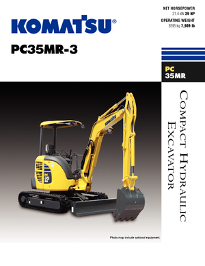 मिनी एक्सकेवेटर Komatsu PC35MR-3