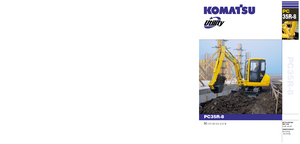 मिनी एक्सकेवेटर Komatsu PC35R-8