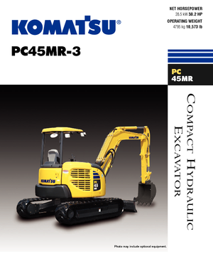 मिनी एक्सकेवेटर Komatsu PC45MR-3