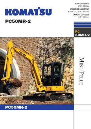 मिनी एक्सकेवेटर Komatsu PC50MR-2