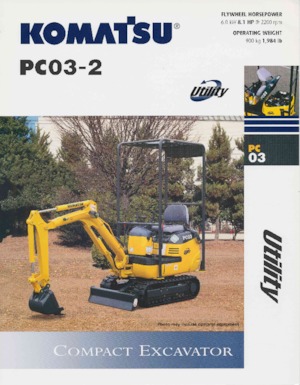 मिनी एक्सकेवेटर Komatsu PC03-2