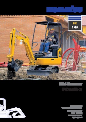 मिनी एक्सकेवेटर Komatsu PC14R-3