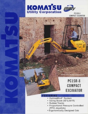 मिनी एक्सकेवेटर Komatsu PC15R8
