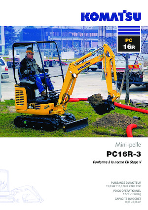 मिनी एक्सकेवेटर Komatsu PC16R-3HS