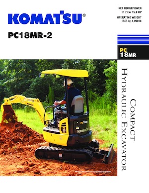 मिनी एक्सकेवेटर Komatsu PC18MR-2