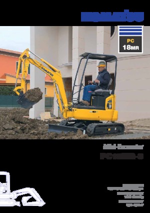 मिनी एक्सकेवेटर Komatsu PC18MR-3