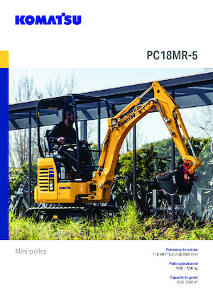 मिनी एक्सकेवेटर Komatsu PC18MR-5
