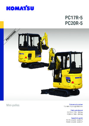 मिनी एक्सकेवेटर Komatsu PC20R-5