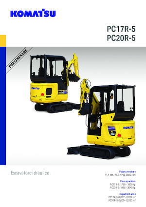 मिनी एक्सकेवेटर Komatsu PC20R-5
