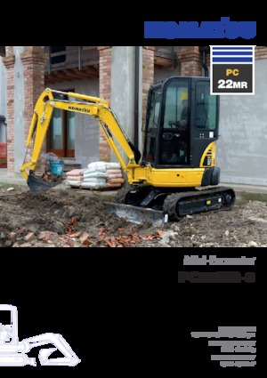 मिनी एक्सकेवेटर Komatsu PC22MR-3