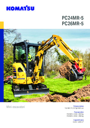 मिनी एक्सकेवेटर Komatsu PC24MR-5