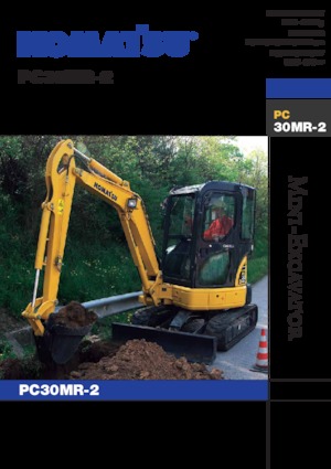 मिनी एक्सकेवेटर Komatsu PC30MR-2