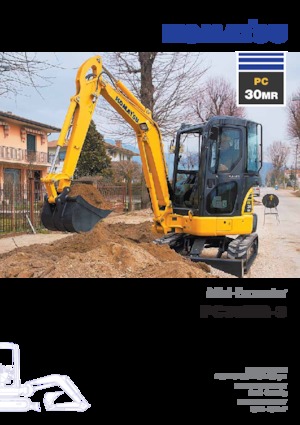 मिनी एक्सकेवेटर Komatsu PC30MR-3