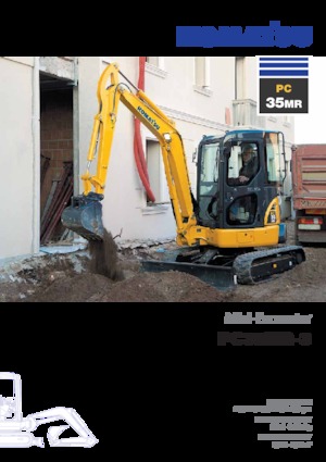 मिनी एक्सकेवेटर Komatsu PC35MR-3