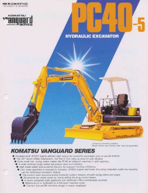मिनी एक्सकेवेटर Komatsu PC40-5