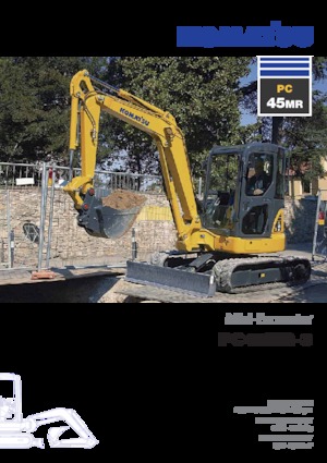 मिनी एक्सकेवेटर Komatsu PC45MR-3