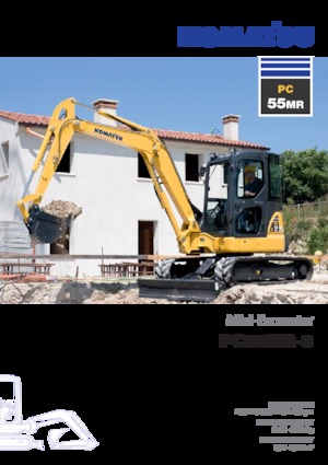 मिनी एक्सकेवेटर Komatsu PC55MR-3