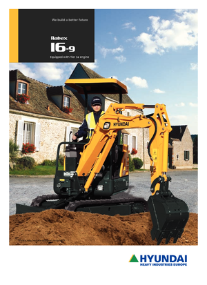 मिनी एक्सकेवेटर Hyundai R 16-9