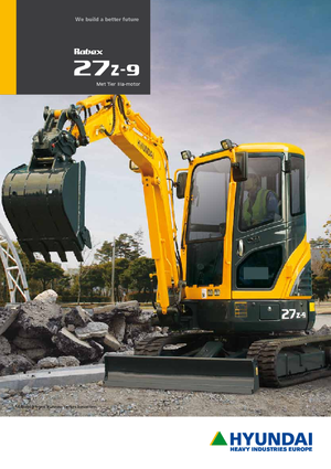 मिनी एक्सकेवेटर Hyundai R 27 Z-9