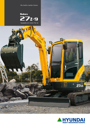 मिनी एक्सकेवेटर Hyundai R 27 Z-9
