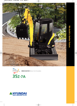 मिनी एक्सकेवेटर Hyundai R 35 Z 7 A