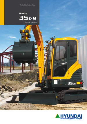 मिनी एक्सकेवेटर Hyundai R35Z-9