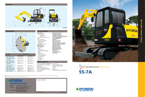 मिनी एक्सकेवेटर Hyundai R 55-7 A