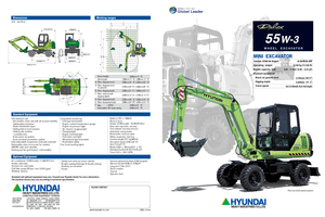 मिनी एक्सकेवेटर Hyundai R 55 W-3