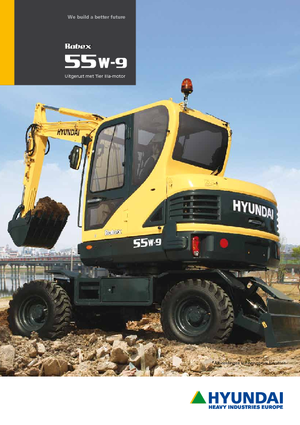 मिनी एक्सकेवेटर Hyundai R 55 W-9