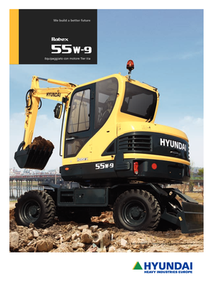 मिनी एक्सकेवेटर Hyundai R 55 W-9