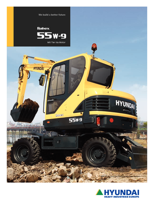 मिनी एक्सकेवेटर Hyundai R 55 W-9