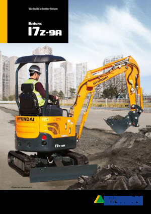 मिनी एक्सकेवेटर Hyundai R17Z-9A