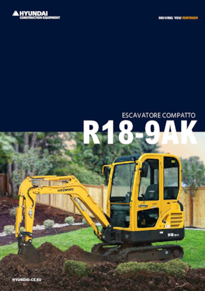 मिनी एक्सकेवेटर Hyundai R18-9AK