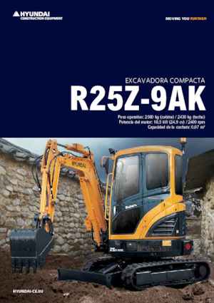 मिनी एक्सकेवेटर Hyundai R25Z-9AK