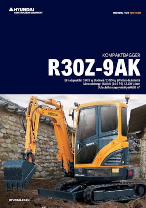 मिनी एक्सकेवेटर Hyundai R30Z-9AK