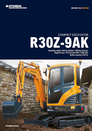 मिनी एक्सकेवेटर Hyundai R30Z-9AK